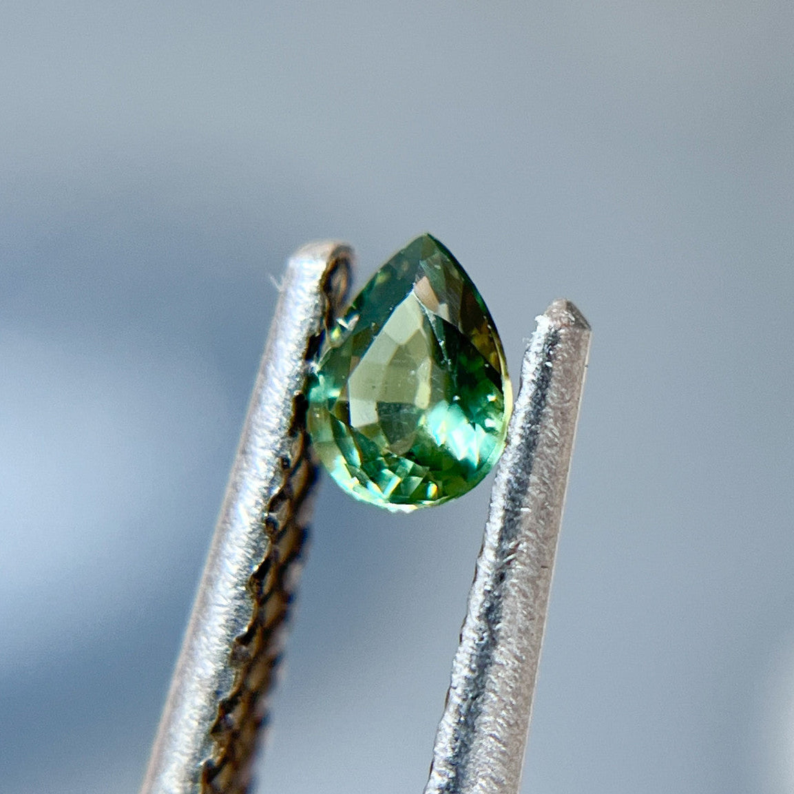 Pear Cut Montana Sapphire