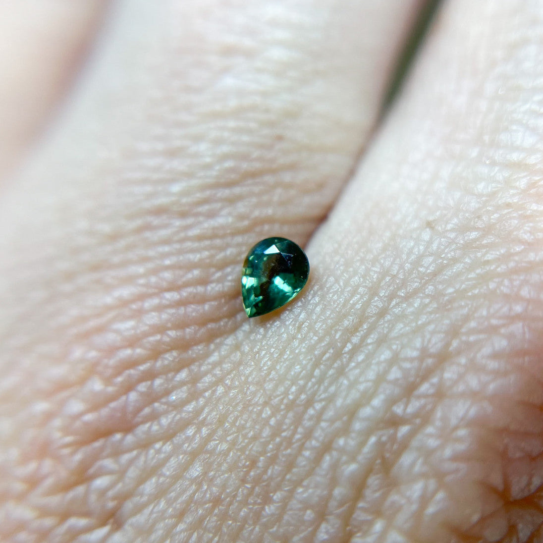 Pear Cut Montana  Sapphire