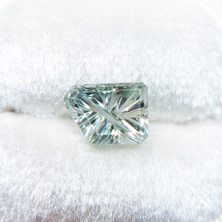 Pale Blue Montana Sapphire Freeform Dreamscape™ Cut by John Dyer