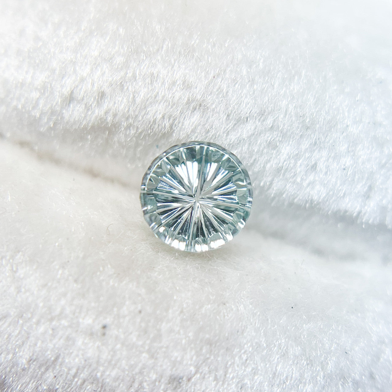 Pale Green Montana Sapphire StarBrite™ Cut by  John Dyer