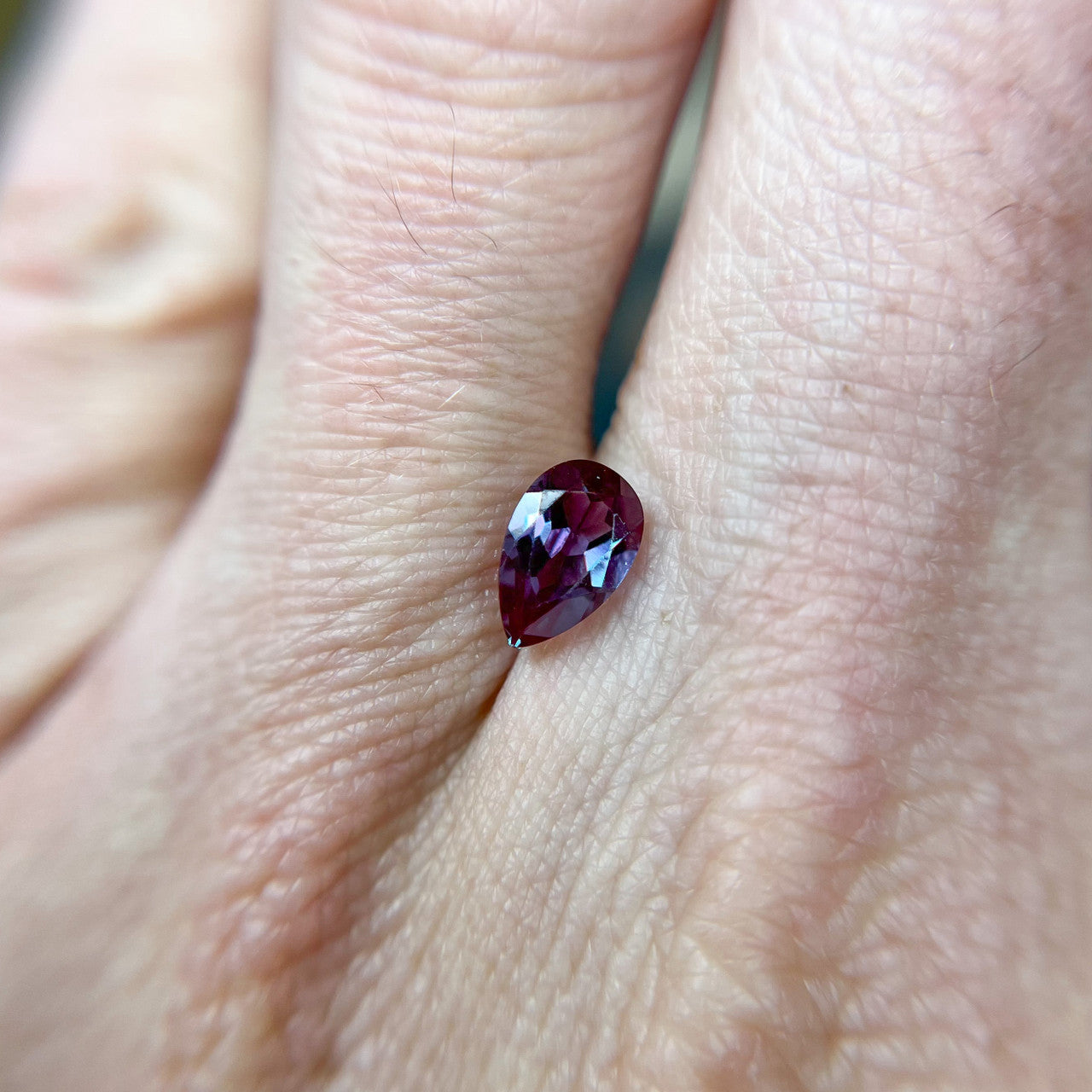 Pear Cut Lab Grown Alexandrite - 1289