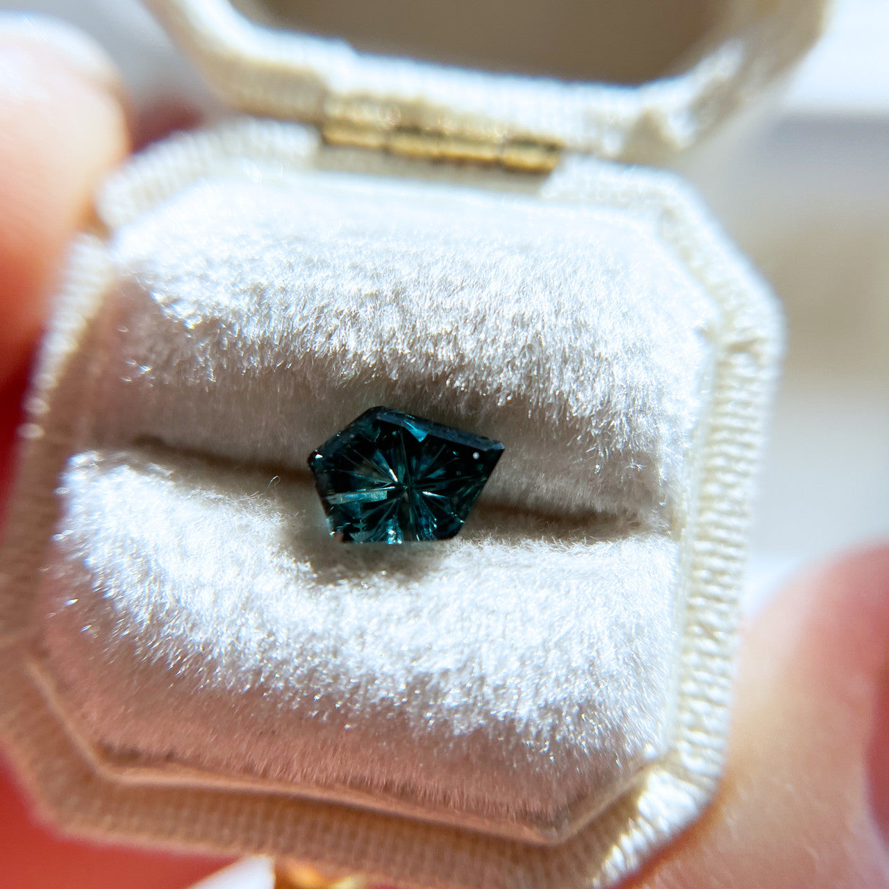 Green Blue Parti Color Australian Freeform Sapphire StarBrite™ Cut by  John Dyer