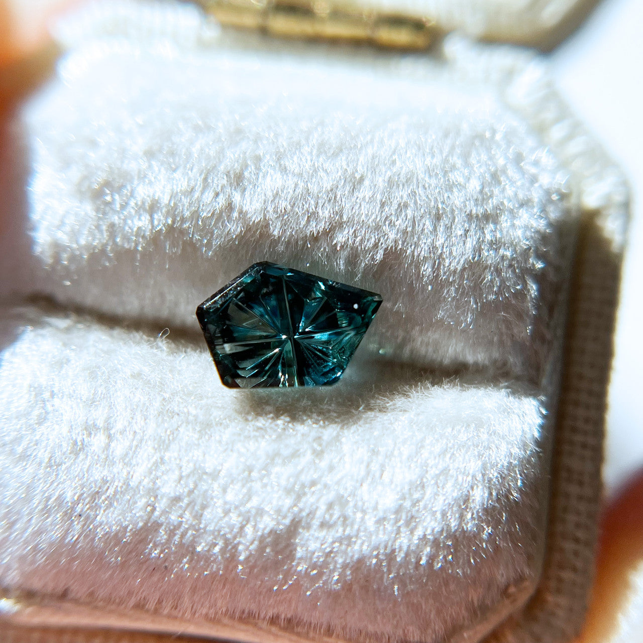 Green Blue Parti Color Australian Freeform Sapphire StarBrite™ Cut by  John Dyer