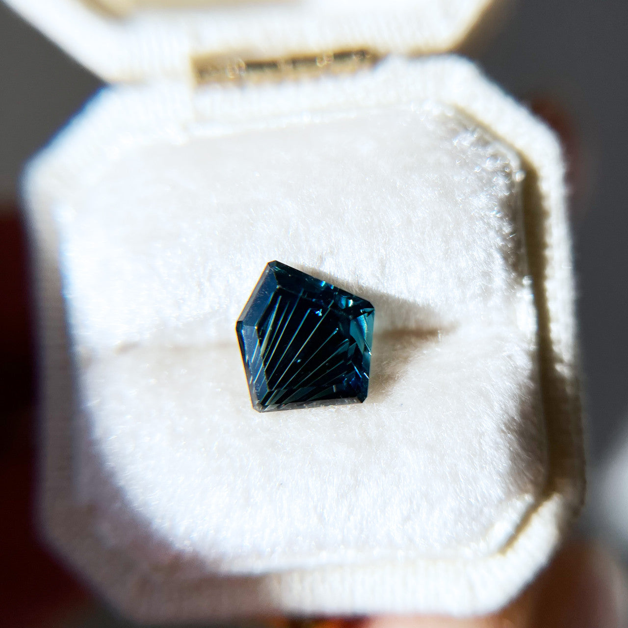 Ethereal Blue Freeform Australian Sapphire Dreamscape™ Cut by  John Dyer