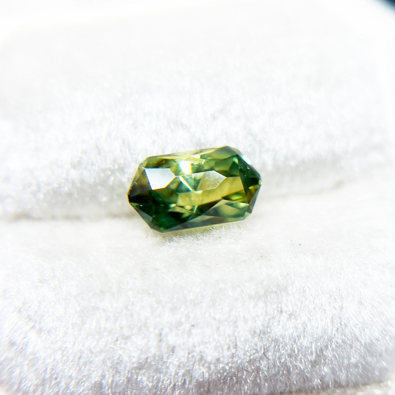 Green Elongated Hexagon Australian Sapphire Regal Radiant™ Cut by  John Dyer
