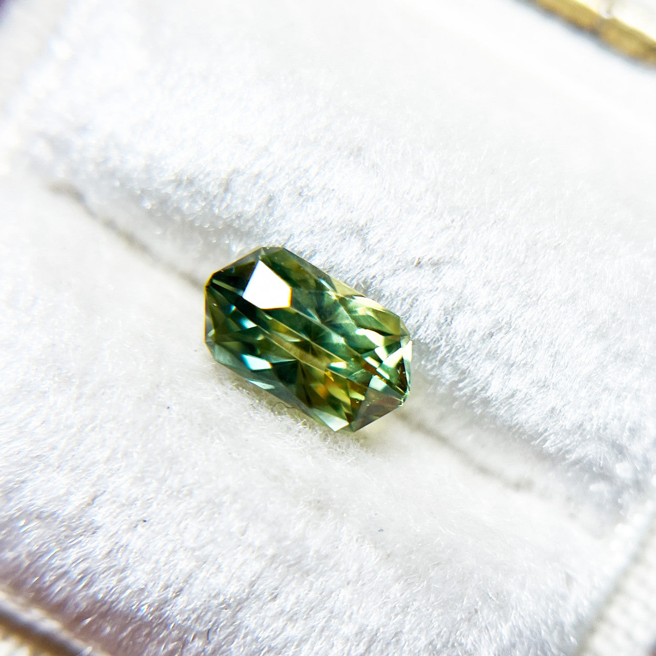 Green Elongated Hexagon Australian Sapphire Regal Radiant™ Cut by  John Dyer