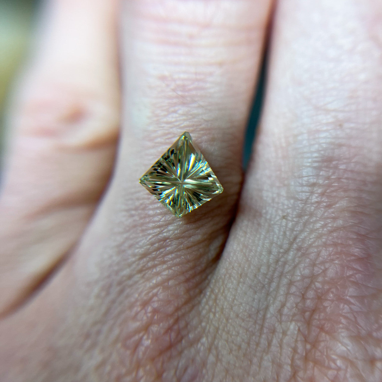 Yellow Shield Montana Sapphire StarBrite™ Cut by  John Dyer