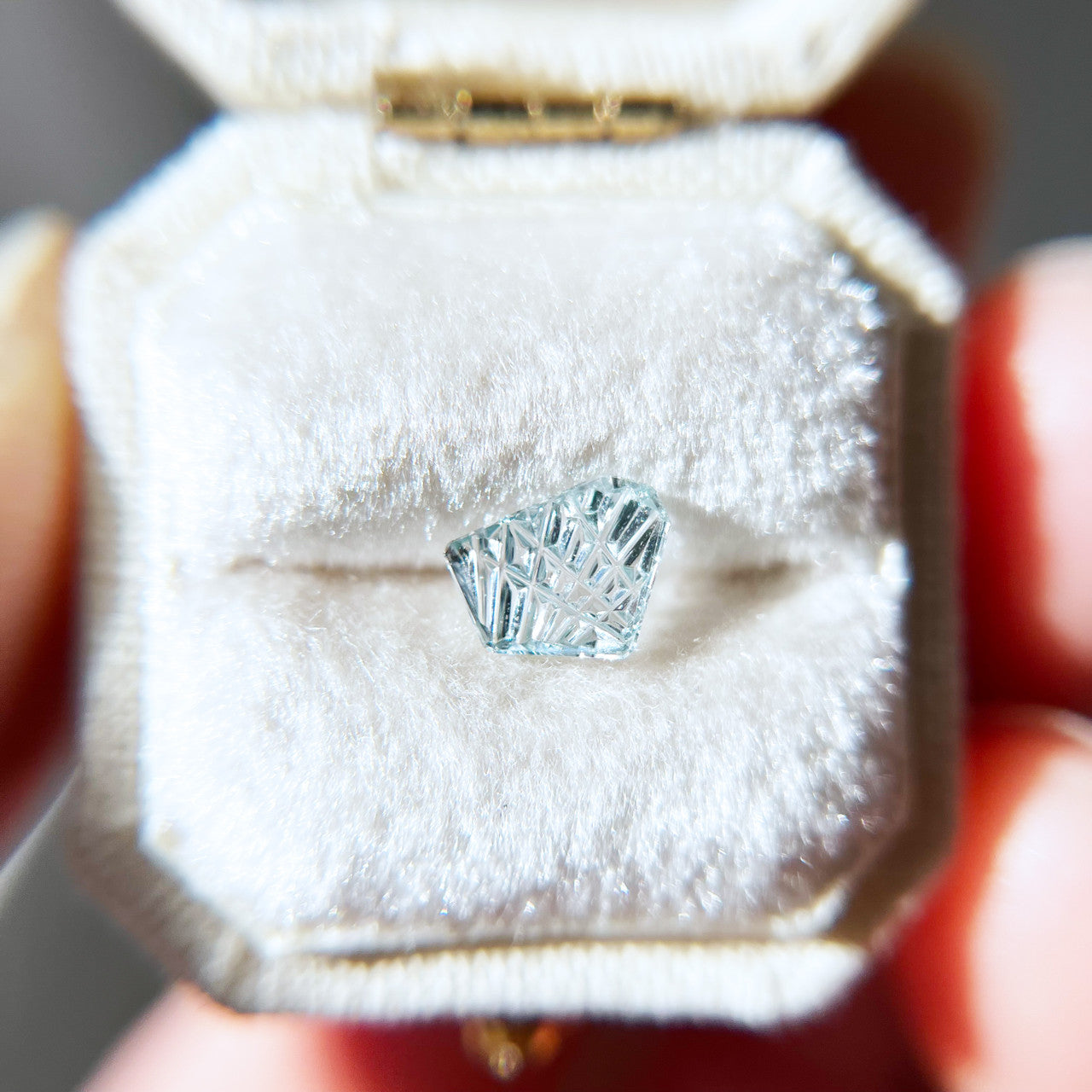 Gossamer Butterfly Wing Pale Blue Montana Sapphire Dreamscape™ Cut by  John Dyer