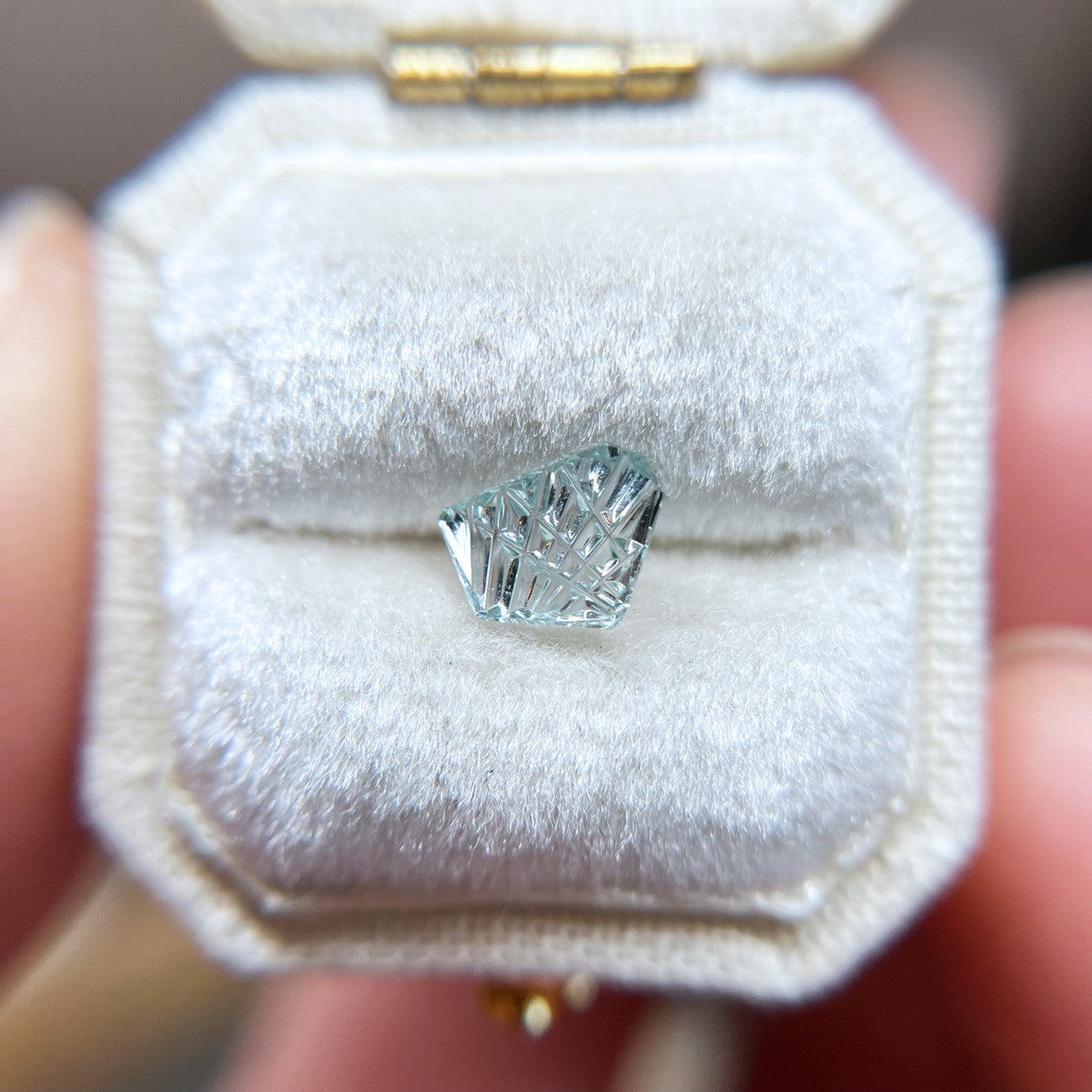 Gossamer Butterfly Wing Pale Blue Montana Sapphire Dreamscape™ Cut by  John Dyer