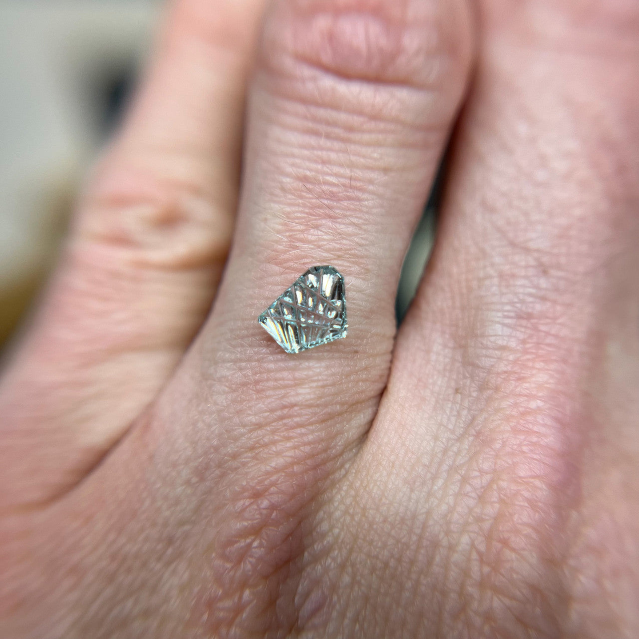 Gossamer Butterfly Wing Pale Blue Montana Sapphire Dreamscape™ Cut by  John Dyer