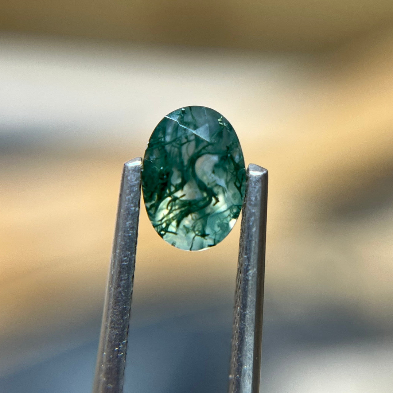 Oval Moss  Agate