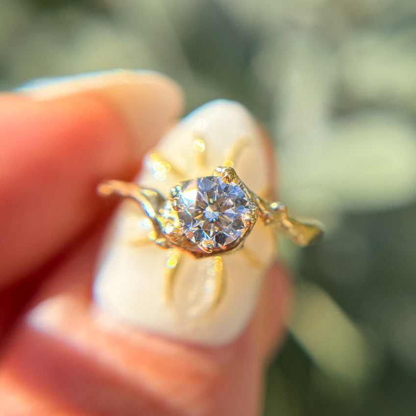 Demi Naples Diamond Solitaire