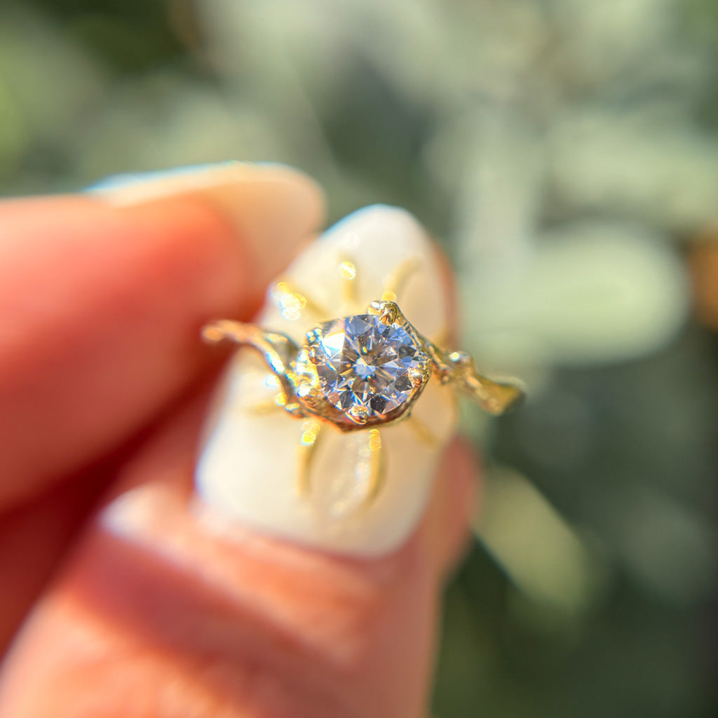 Demi Naples w/Moissanite