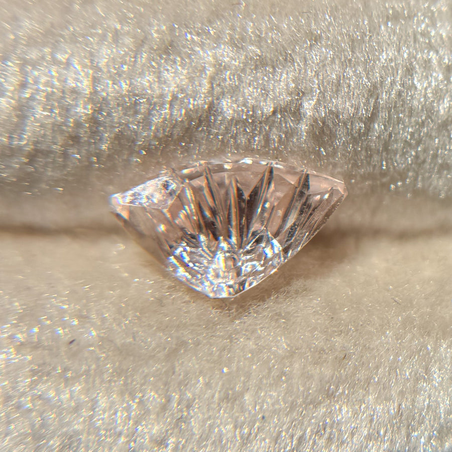 Soft Pink Sail Shape Sapphire Dreamscape™ Cut by John Dyer