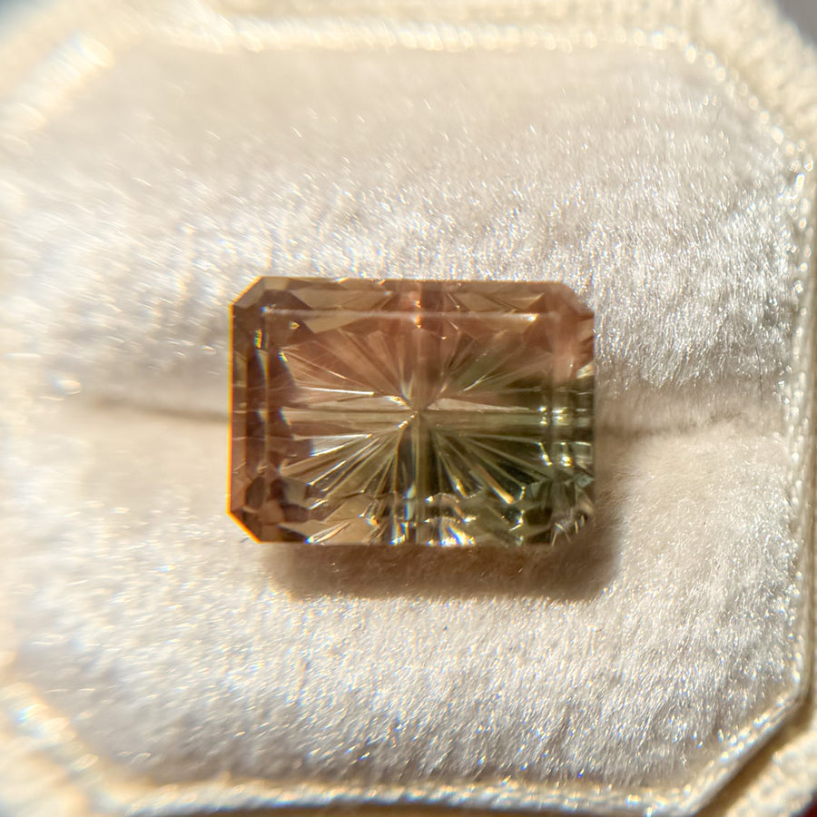 Vintage Orange Sunstone Starbrite™ Cut by John Dyer