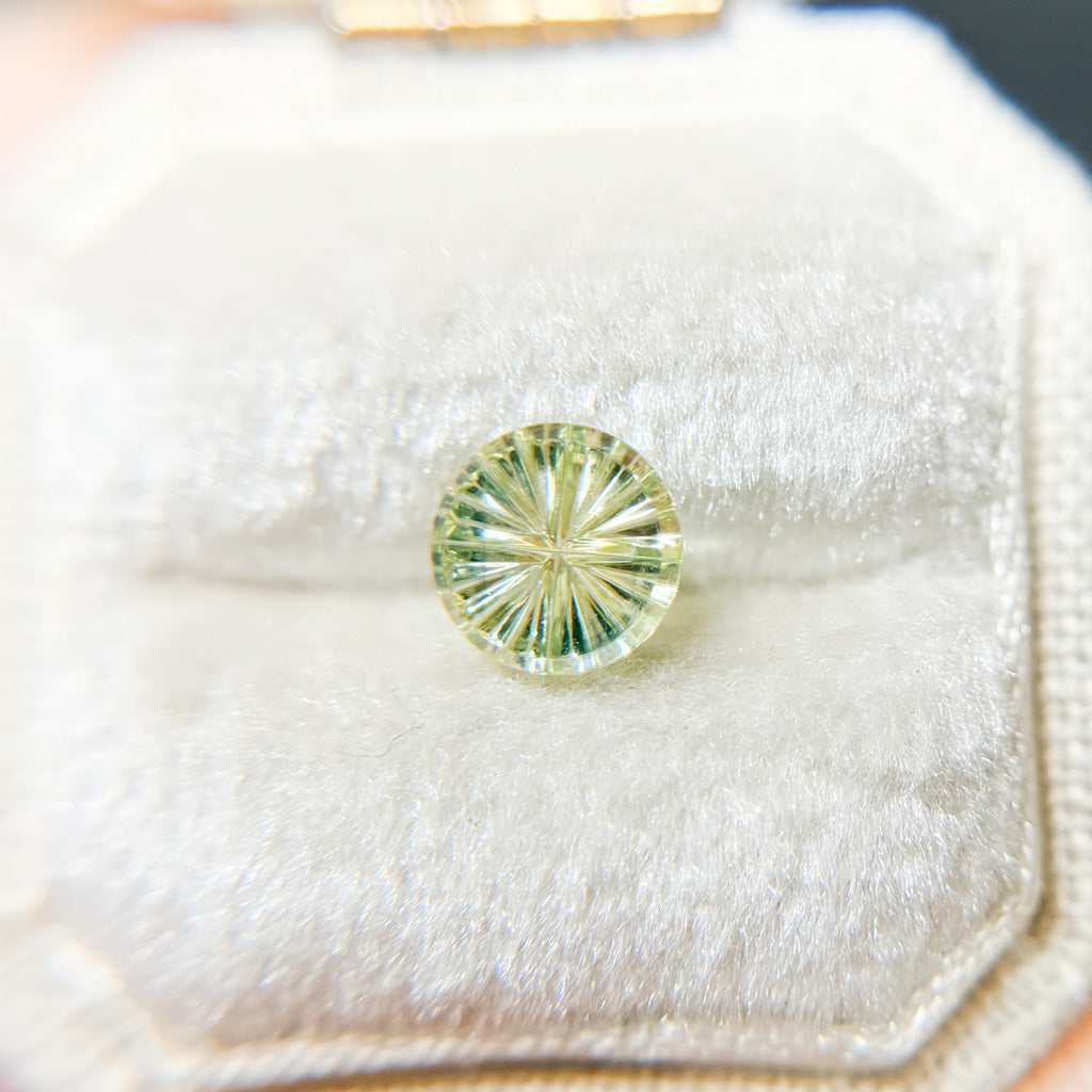 Parti Color Spring Green Montana Sapphire Starbrite™ Cut by John Dyer