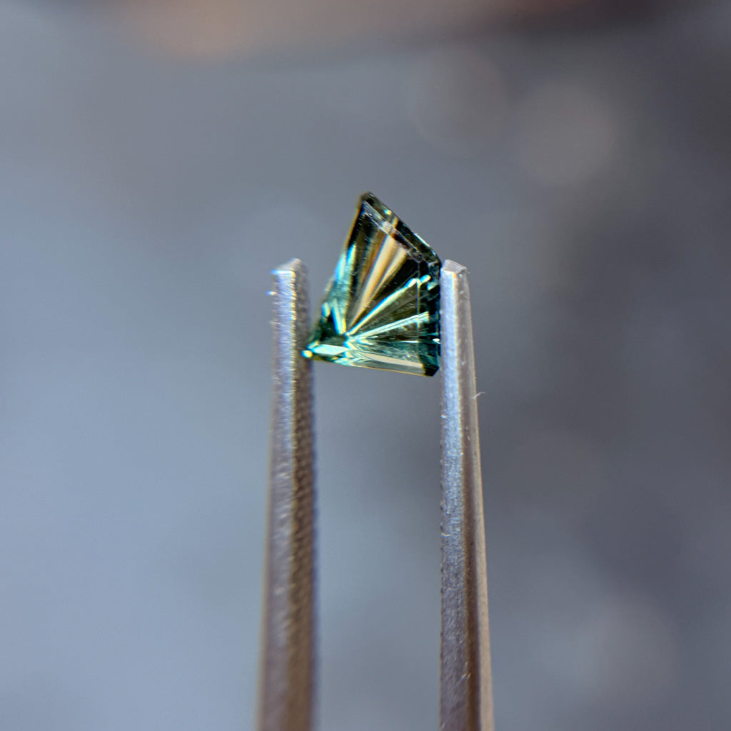 Coastal Teal Sapphire Dreamscape™ Cut by John Dyer