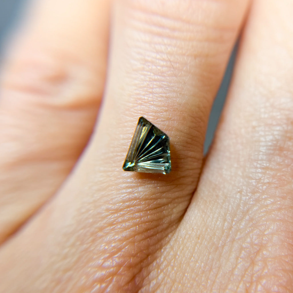Coastal Teal Sapphire Dreamscape™ Cut by John Dyer