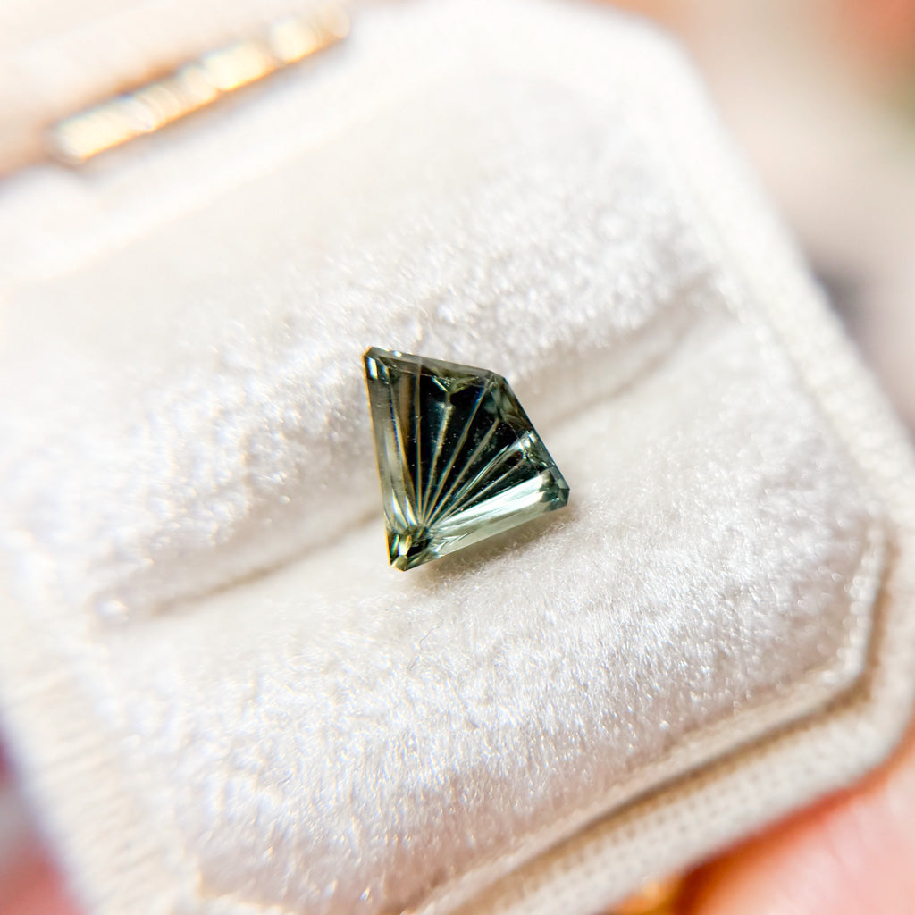 Coastal Teal Sapphire Dreamscape™ Cut by John Dyer