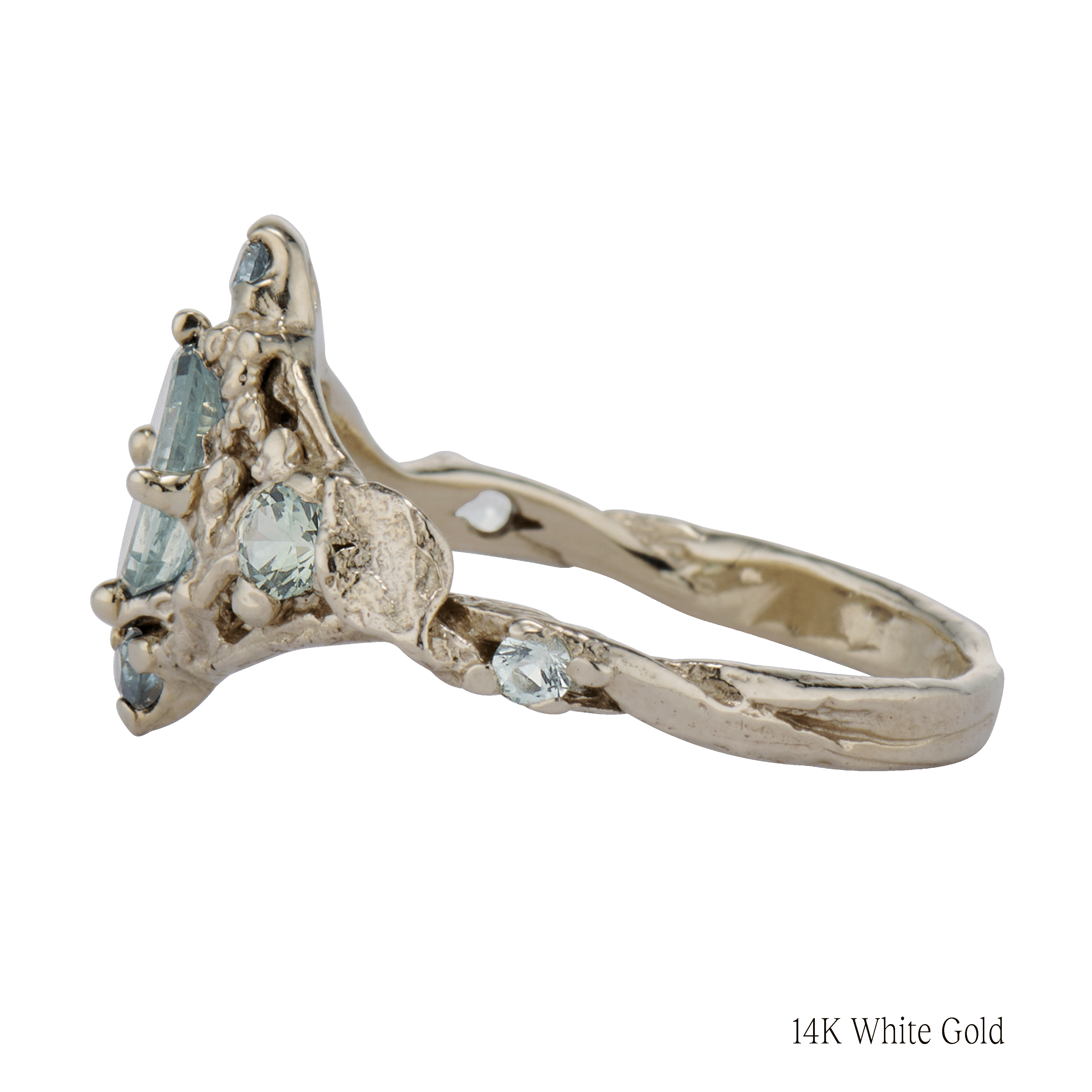 OOAK - Celestine Starbrite Ring