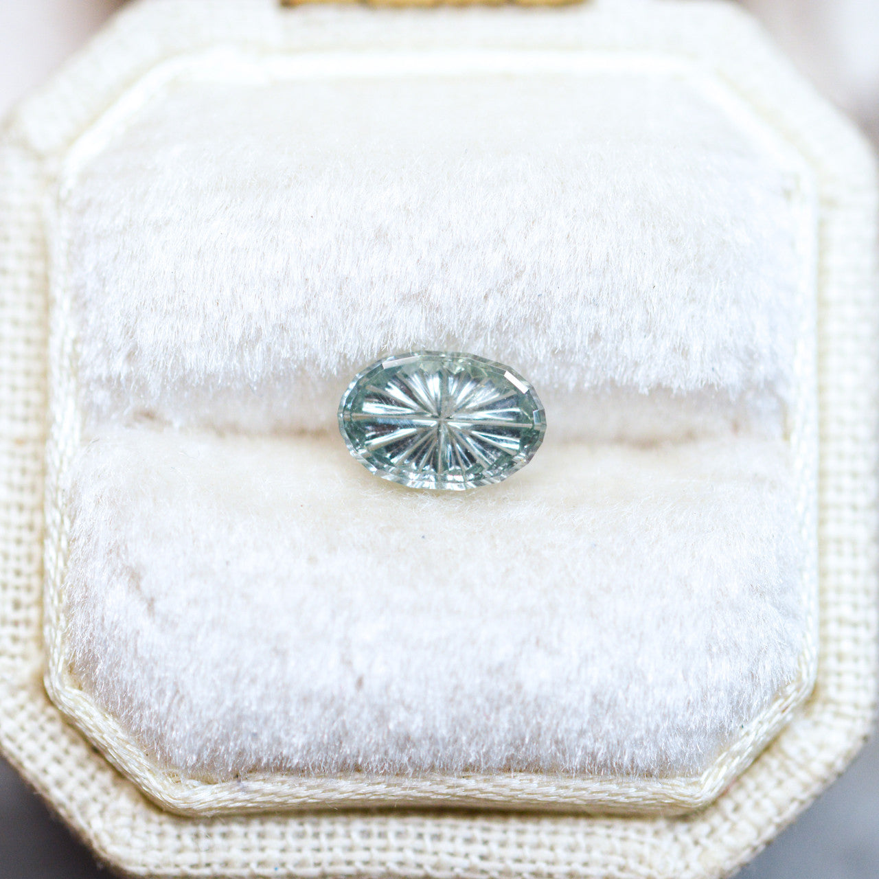 Blue Oval Montana Sapphire Starbrite™ Cut by  John Dyer