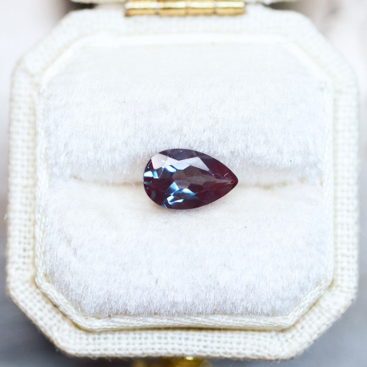 Pear Cut Lab Grown Alexandrite - 1289
