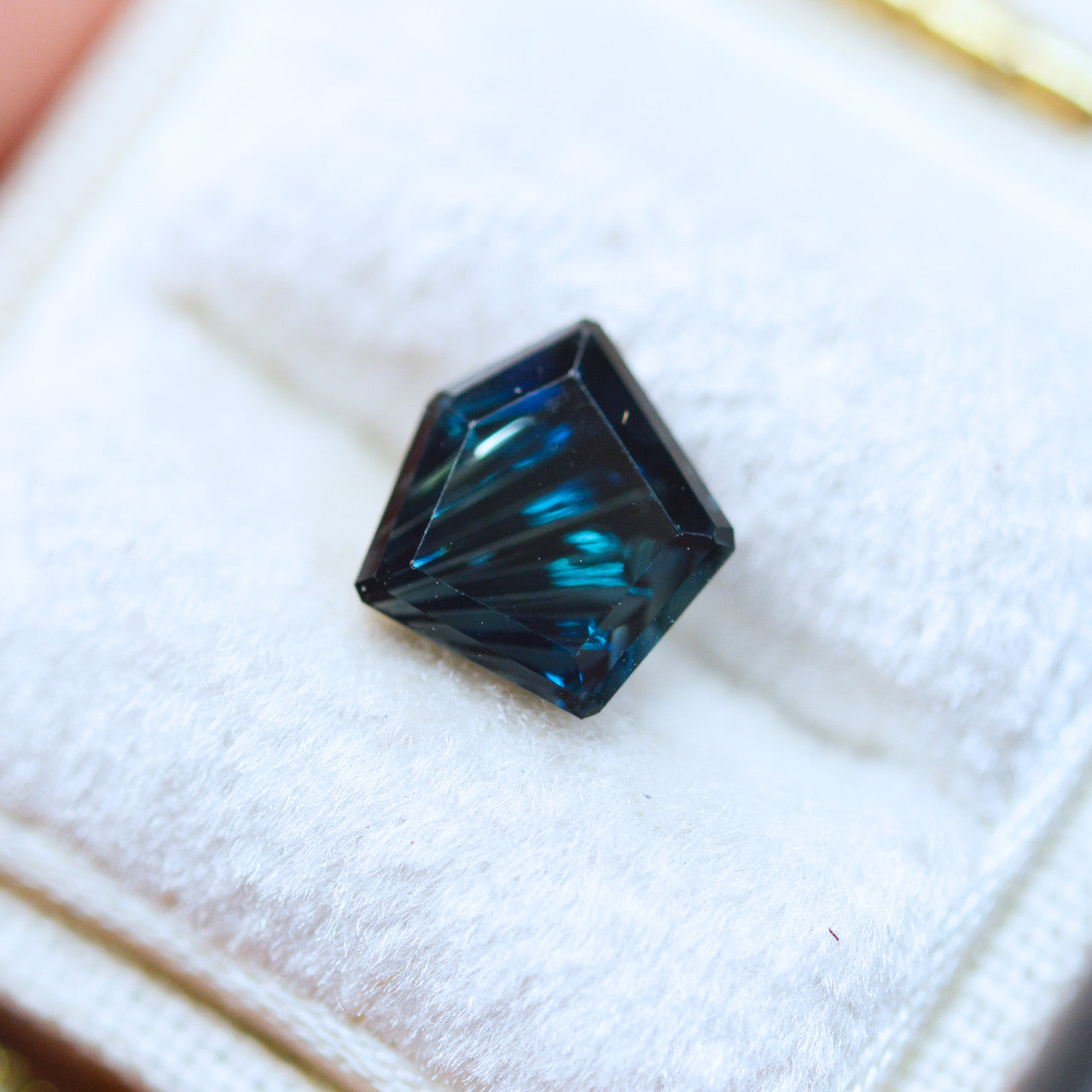 Ethereal Blue Freeform Australian Sapphire Dreamscape™ Cut by  John Dyer