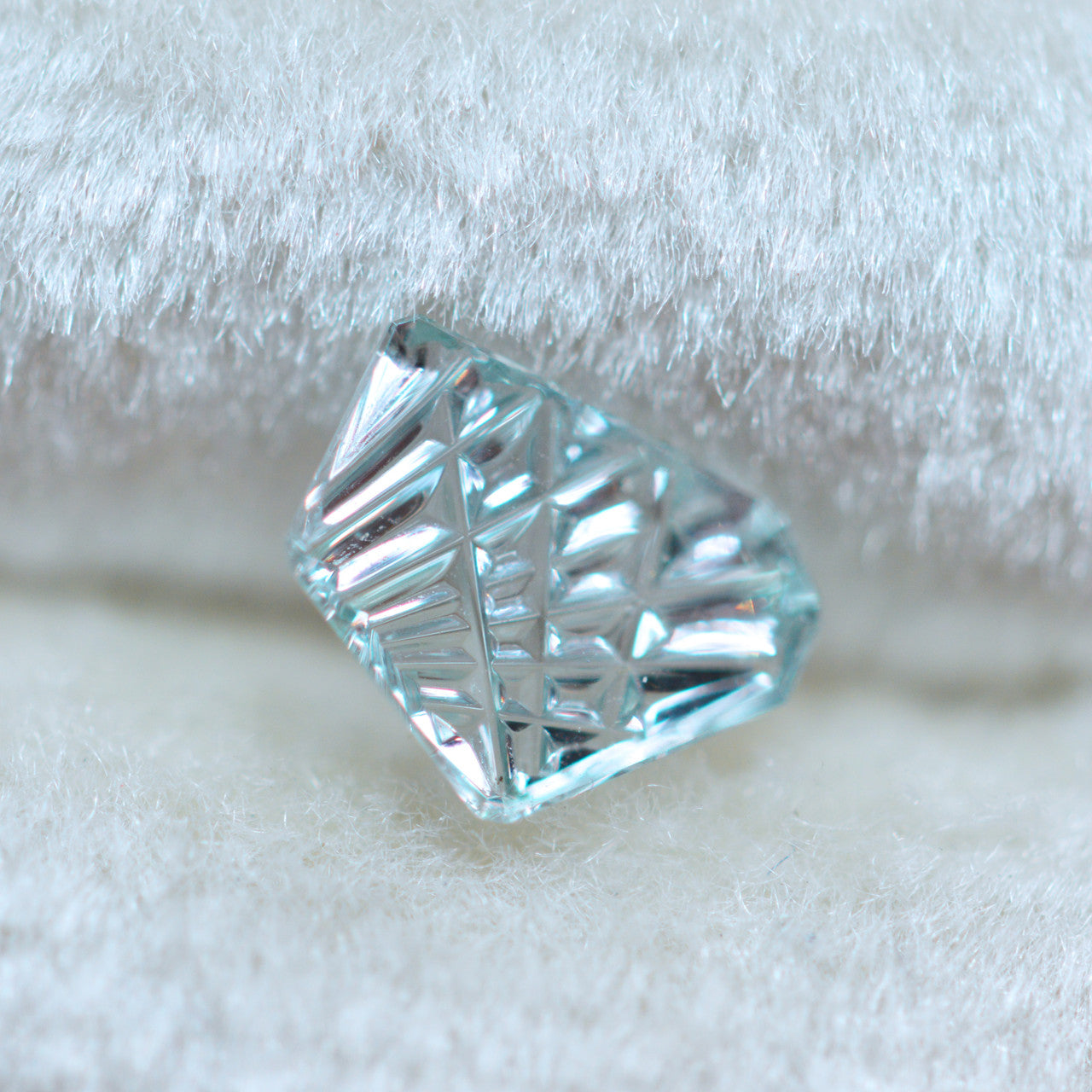 Gossamer Butterfly Wing Pale Blue Montana Sapphire Dreamscape™ Cut by  John Dyer