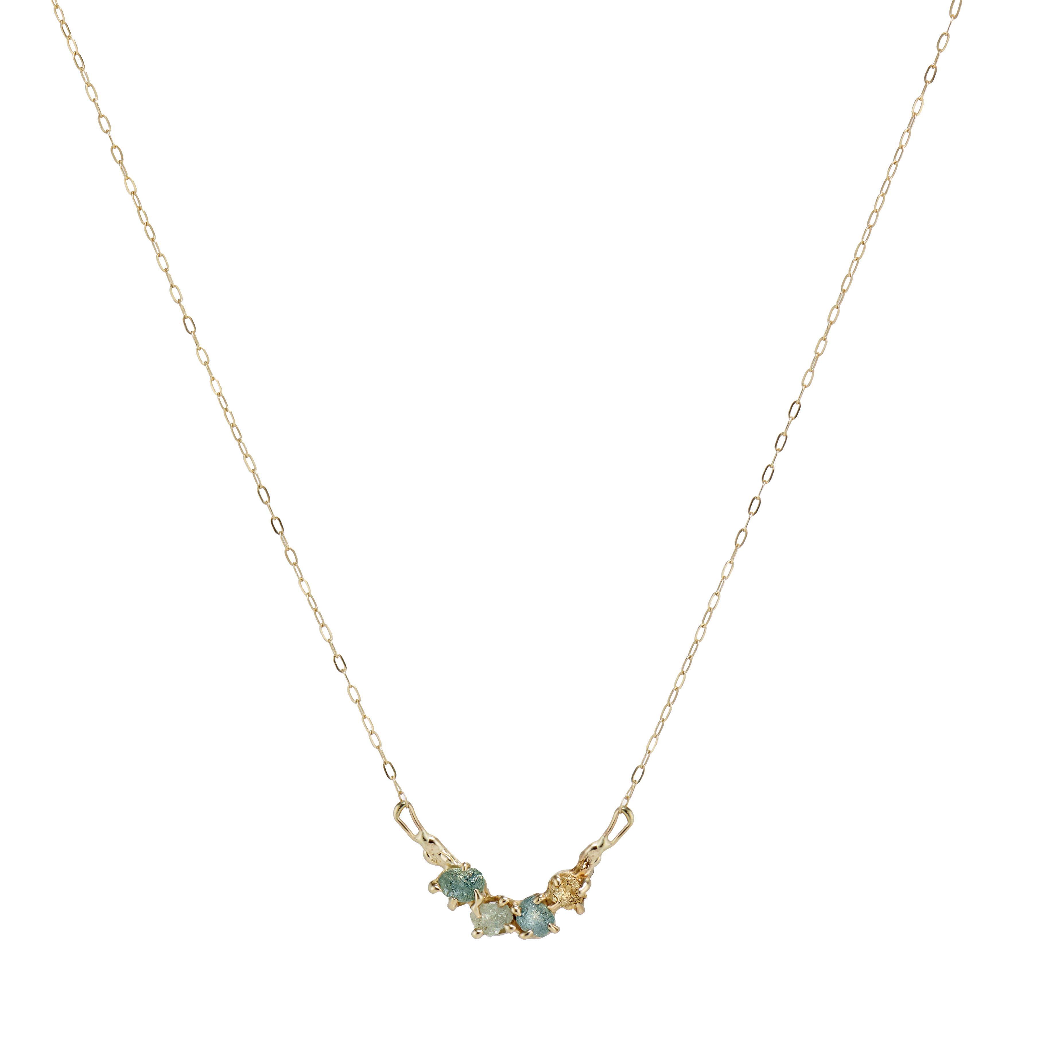 Garland Rough Montana Sapphire Necklace