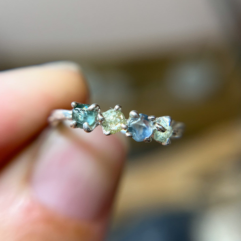 Garland Four Stone Ring -  Ready To Ship