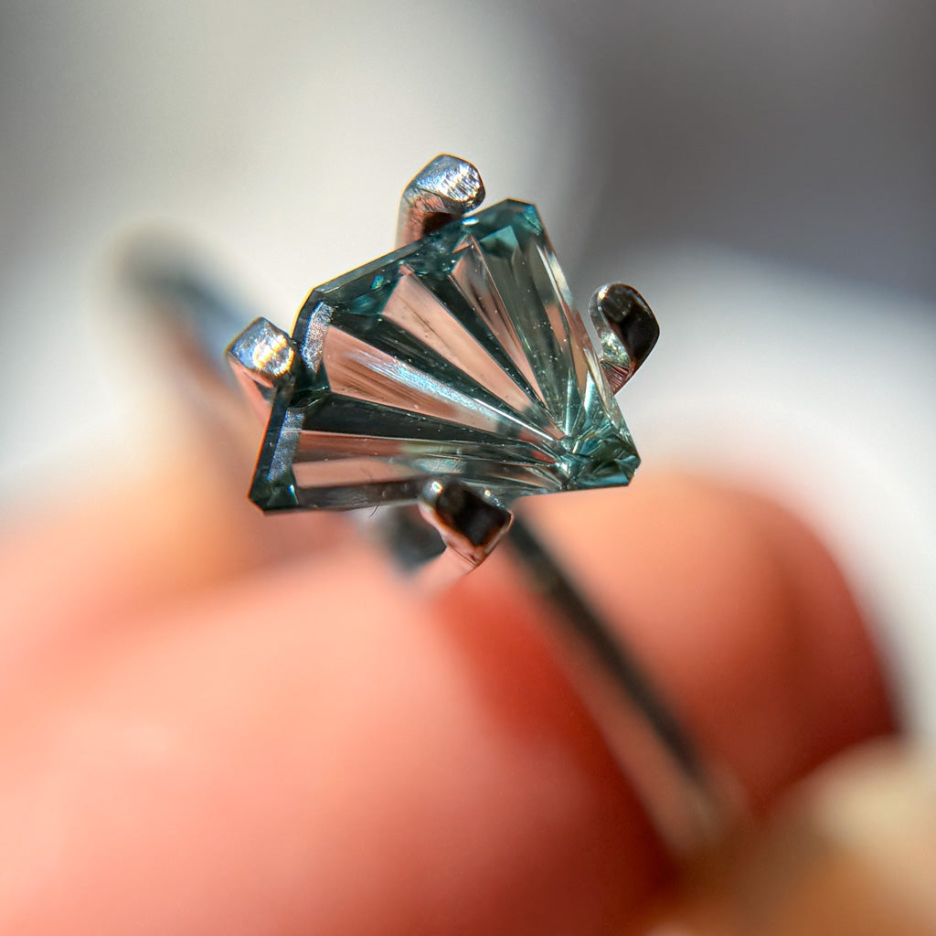 Coastal Teal Sapphire Dreamscape™ Cut by John Dyer