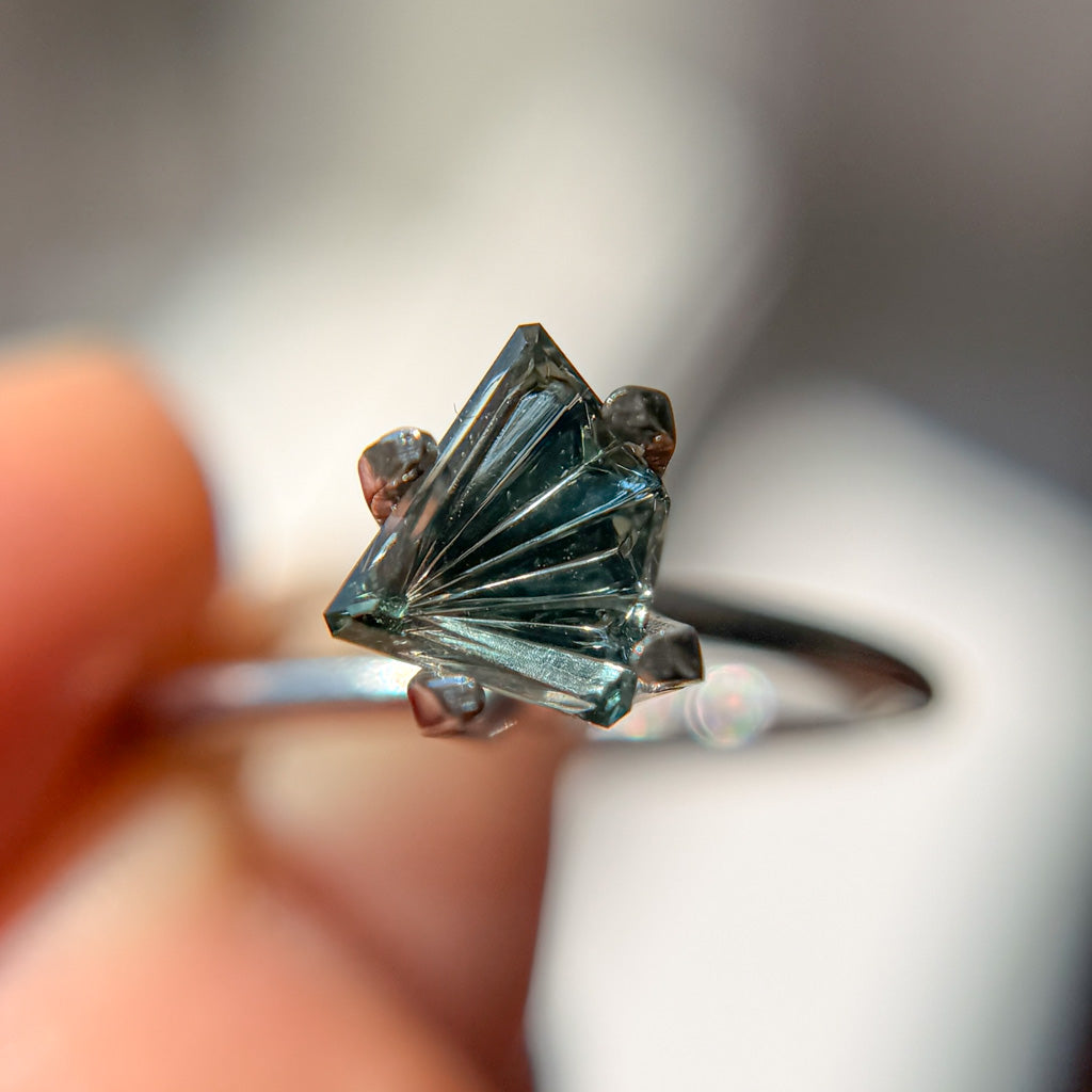 Coastal Teal Sapphire Dreamscape™ Cut by John Dyer
