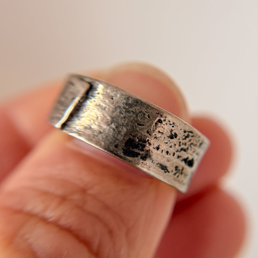 8mm Silver Monhegan Ring - Ready To Ship