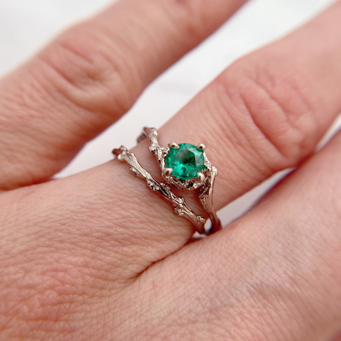 Demi Naples Emerald Ring - Ready To Ship