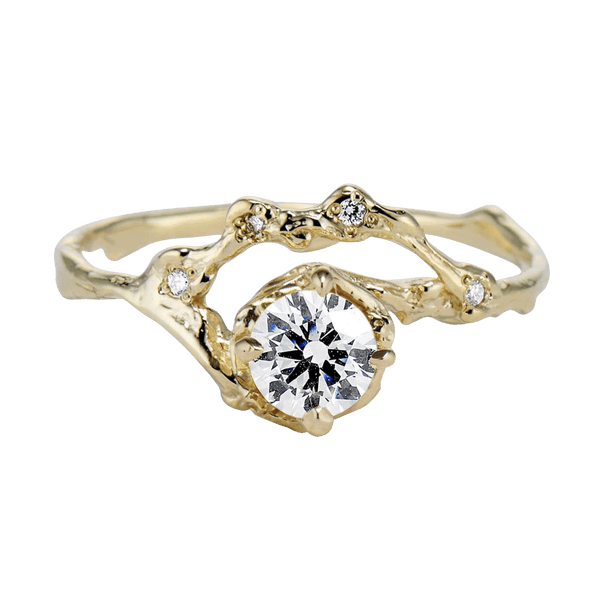 ナバホ族 14金（14K） サンフェイスカレッジリング ナバホー族 14K