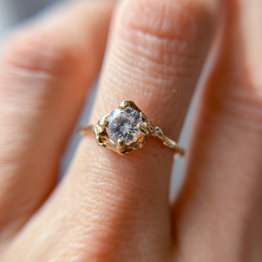 Naples Diamond Solitaire Ring - Ready To Ship