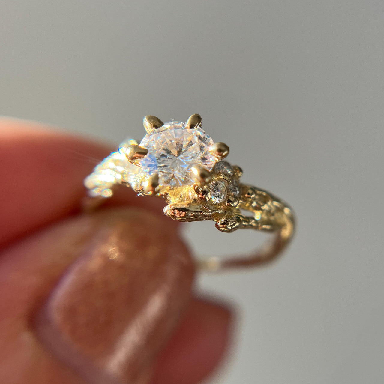 Feyre Diamond Cluster Ring - Ready To Ship