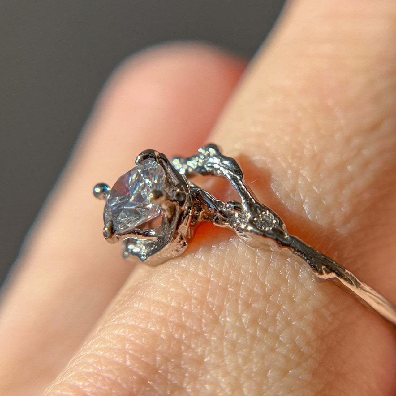 Demi Naples Diamond Half Halo