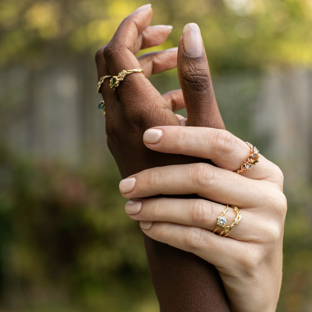 Naples Layered Contour Ring