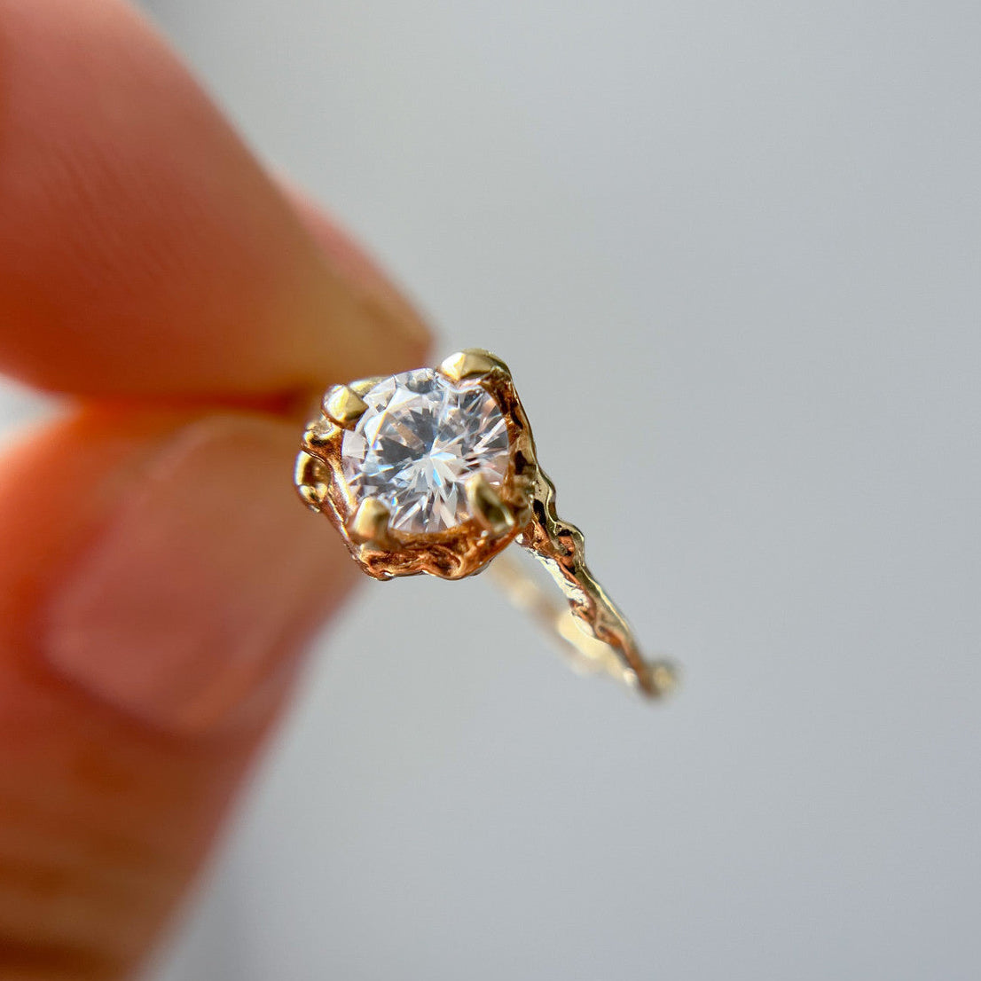 Naples Diamond Solitaire Ring - Ready To Ship