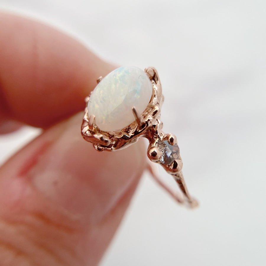 Naples Opal Trio Ring - Ready To Ship