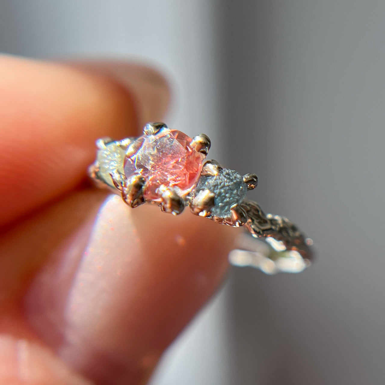 Naples Oregon Sunstone Three Stone