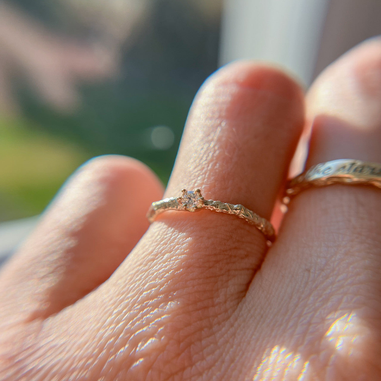 Lila Diamond Solitaire - Ready To Ship