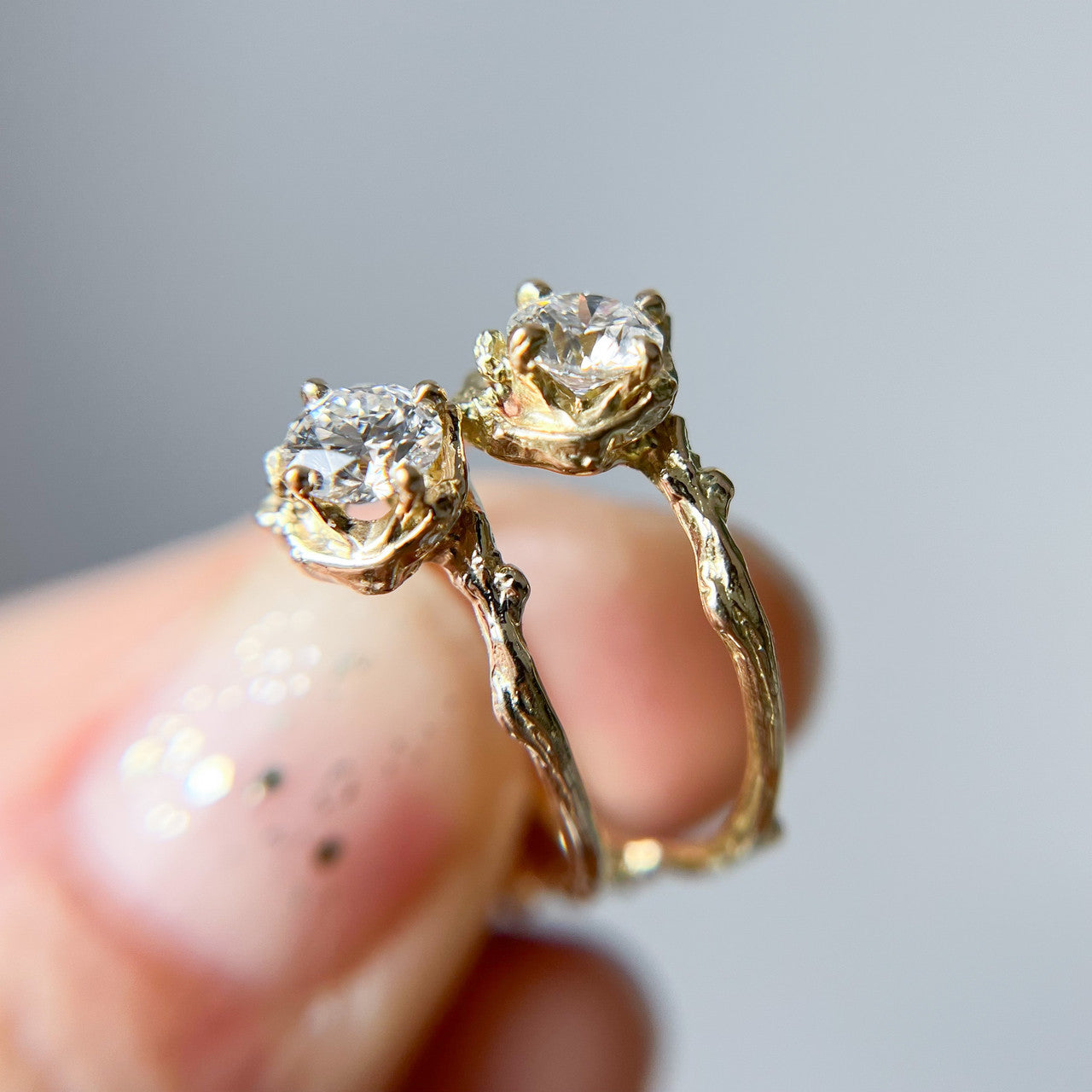 Demi Naples Diamond Solitaire