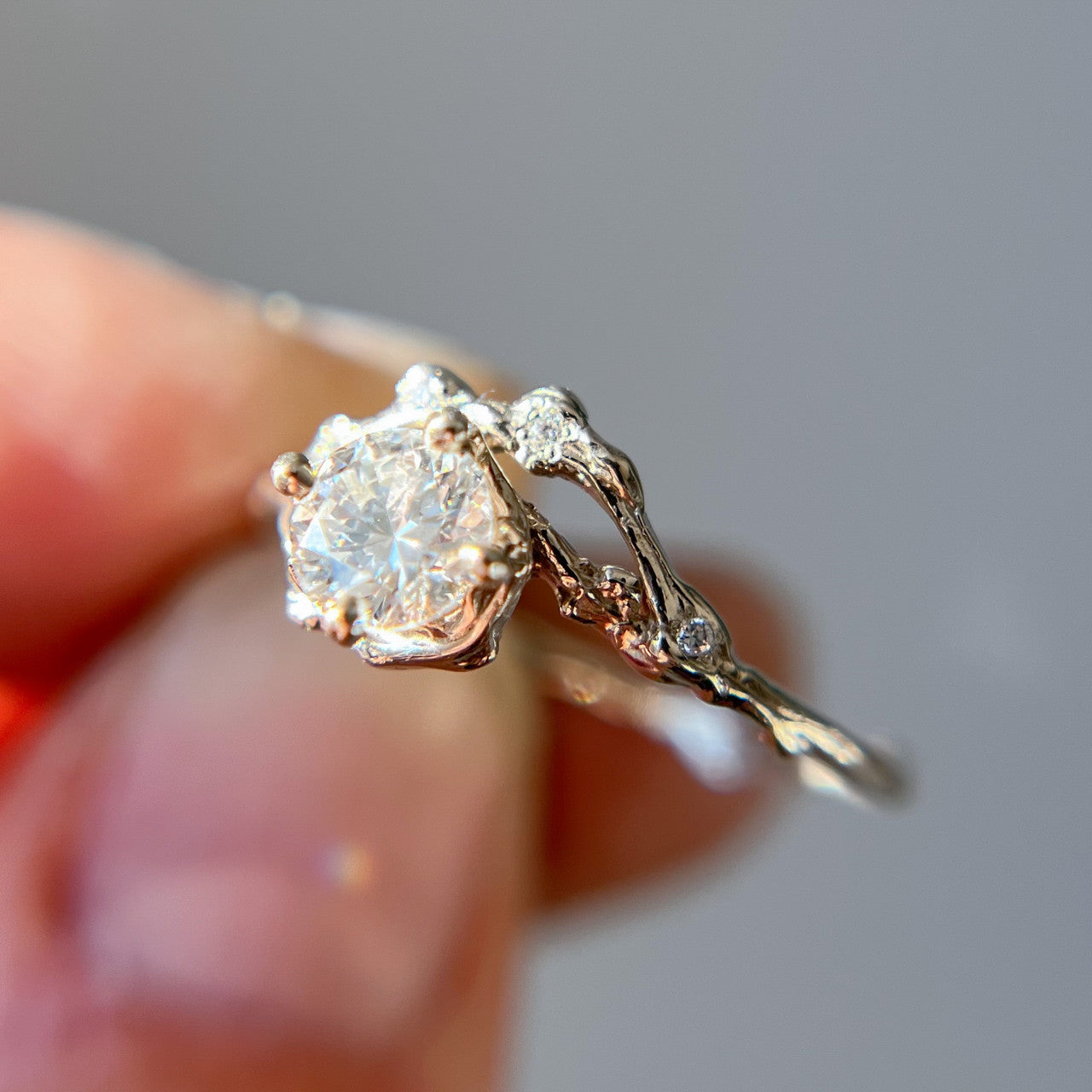Demi Naples Diamond Half Halo
