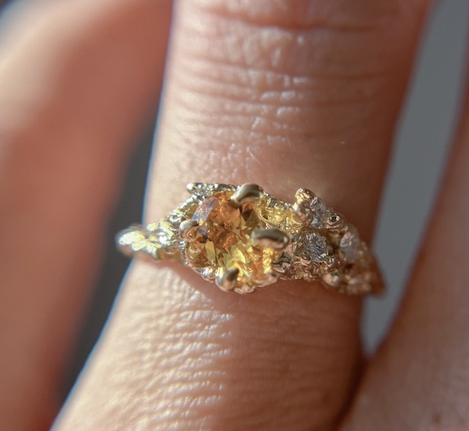 organic band with a citrine